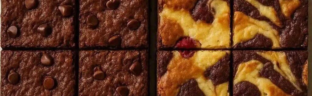 Brownie Recipes: 4 Mouthwatering Homemade Brownie Recipes That Make 12 Pieces Each