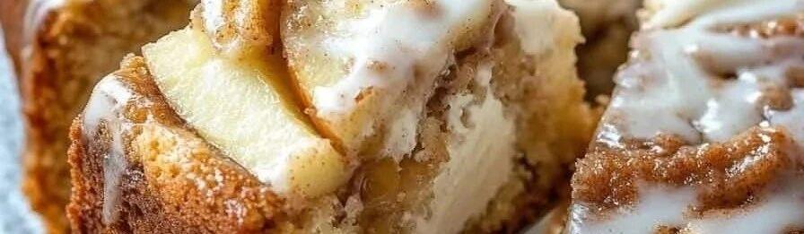 Easy DIY! Apple cinnamon coffee cake, fragrant, mellow and delicious!